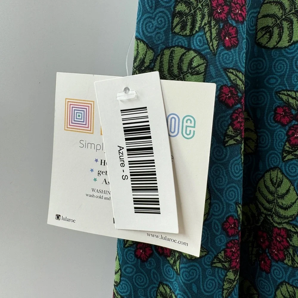 LuLaRoe Azure Skirt NWT – Women’s Small Turquoise Floral